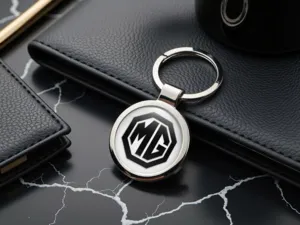 MG Car Keyring Auto Durable Alloy Build